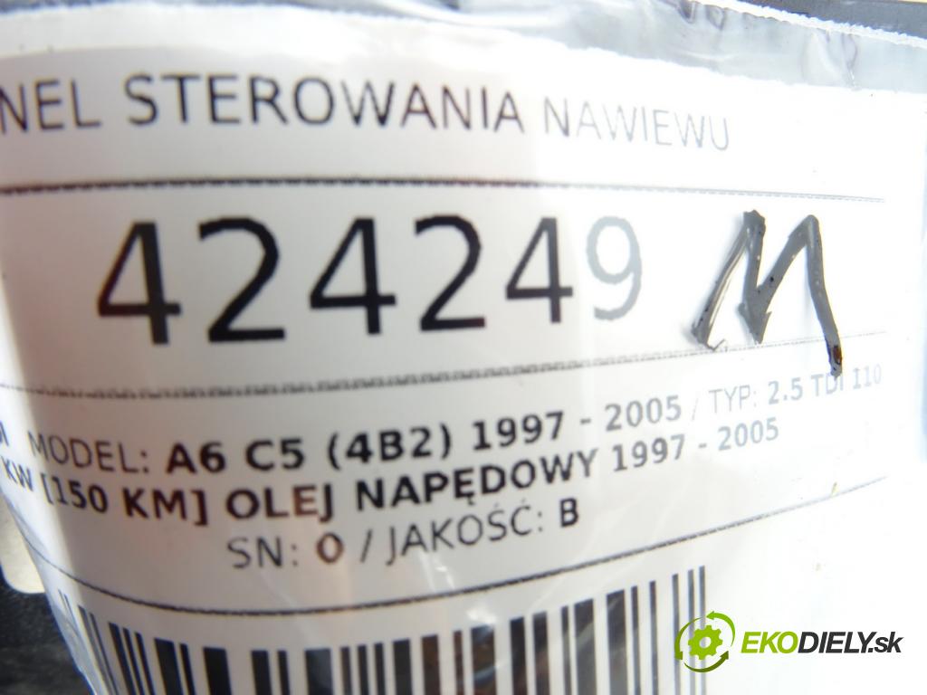 AUDI A6 C5 (4B2) 1997 - 2005    2.5 TDI 110 kW [150 KM] olej napędowy 1997 - 2005  Panel ovládaní topení 4B0820043H (Ovládaní topení a přepínače)