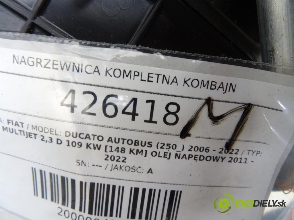 FIAT DUCATO Autobus (250_) 2006 - 2022    150 Multijet 2,3 D 109 kW [148 KM] olej napędowy 2  Výhrevné teleso, radiátor kúrenia komplet KOMBAJN 07355500740 (Radiátory kúrenia)