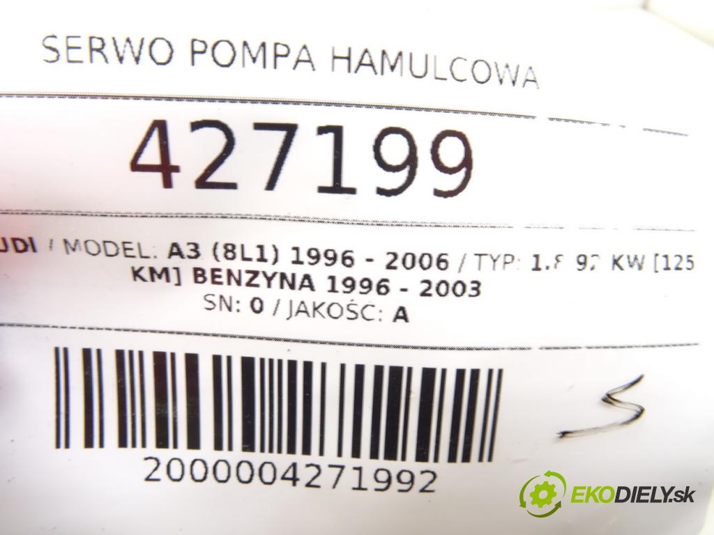 AUDI A3 (8L1) 1996 - 2006    1.8 92 kW [125 KM] benzyna 1996 - 2003  Posilovač Pumpa brzdová 1J1614105G (Posilňovače bŕzd)