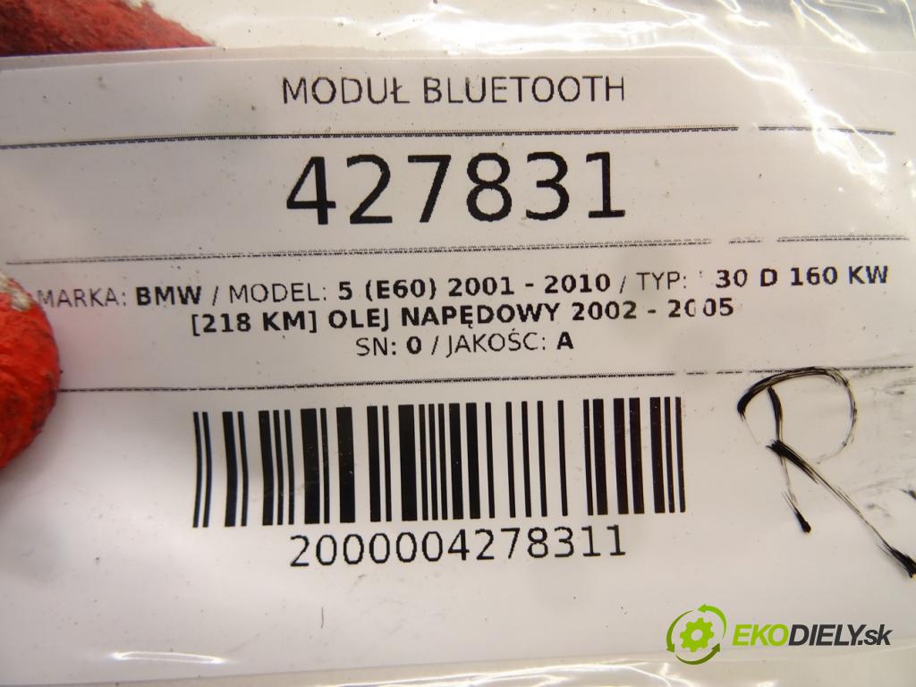 BMW 5 (E60) 2001 - 2010    530 d 160 kW [218 KM] olej napędowy 2002 - 2005  Modul BLUETOOTH 6942591 (Ostatné)