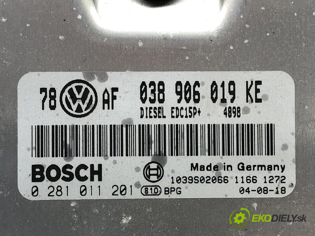 VW PASSAT B5.5 Variant (3B6) 2000 - 2005    1.9 TDI 96 kW [130 KM] olej napędowy 2000 - 2005  riadiaca jednotka Motor 038906019KE (Riadiace jednotky)