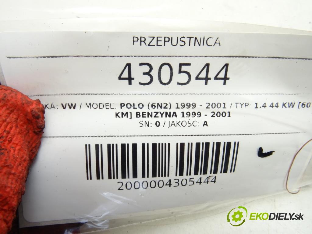 VW POLO (6N2) 1999 - 2001    1.4 44 kW [60 KM] benzyna 1999 - 2001  Škrtiaca klapka 0280750095 (Škrtiace klapky)