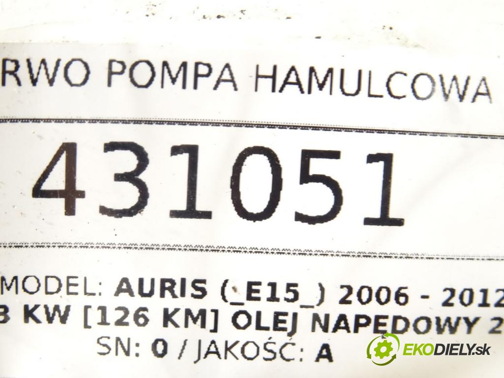 TOYOTA AURIS (_E15_) 2006 - 2012    2.0 D-4D (ADE150_) 93 kW [126 KM] olej napędowy 20  Posilovač Pumpa brzdová 47200-12B40-B (Posilňovače bŕzd)