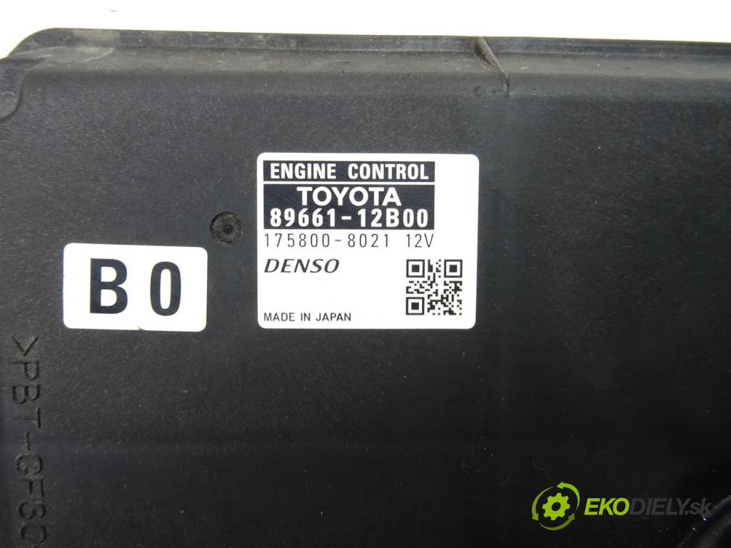 TOYOTA AURIS (_E15_) 2006 - 2012    2.0 D-4D (ADE150_) 93 kW [126 KM] olej napędowy 20  řídící jednotka motora 89661-12B00 (Řídící jednotky)