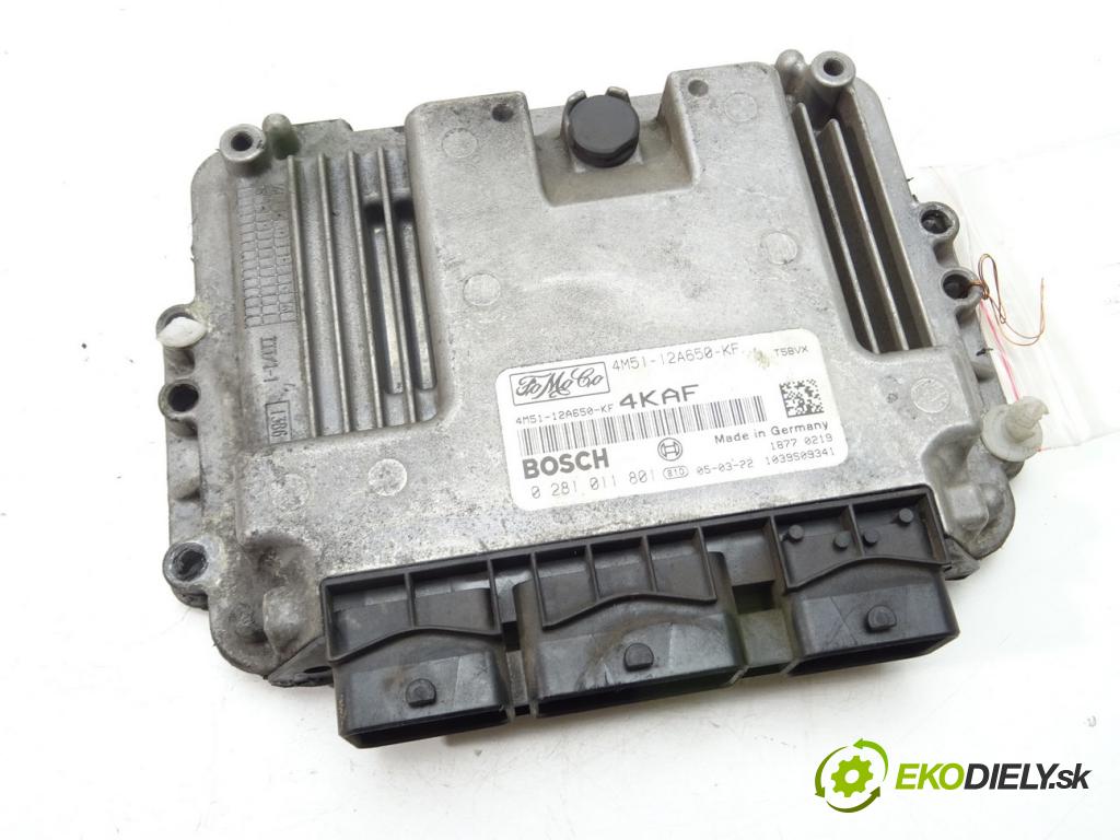 FORD FOCUS II (DA_, HCP, DP) 2004 - 2013    1.6 TDCi 80 kW [109 KM] olej napędowy 2004 - 2012  riadiaca jednotka Motor 4M51-12A650-KF (Riadiace jednotky)