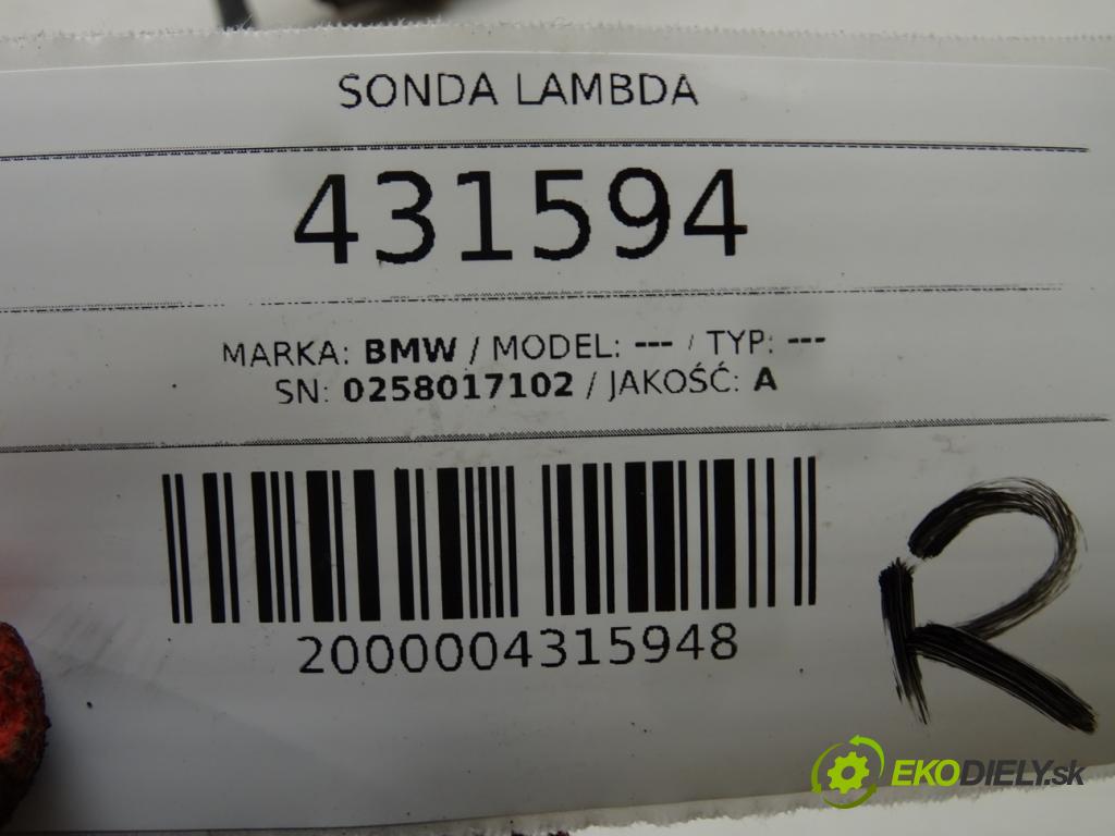 BMW ---    ---  sonda lambda 0258017102 (Lambda sondy)