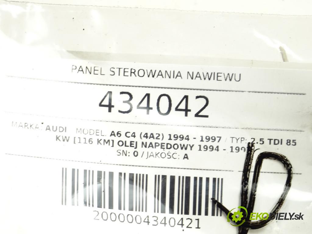 AUDI A6 C4 (4A2) 1994 - 1997    2.5 TDI 85 kW [116 KM] olej napędowy 1994 - 1997  Panel ovládania kúrenia 461000500 (Prepínače, spínače, tlačidlá a ovládače kúrenia)