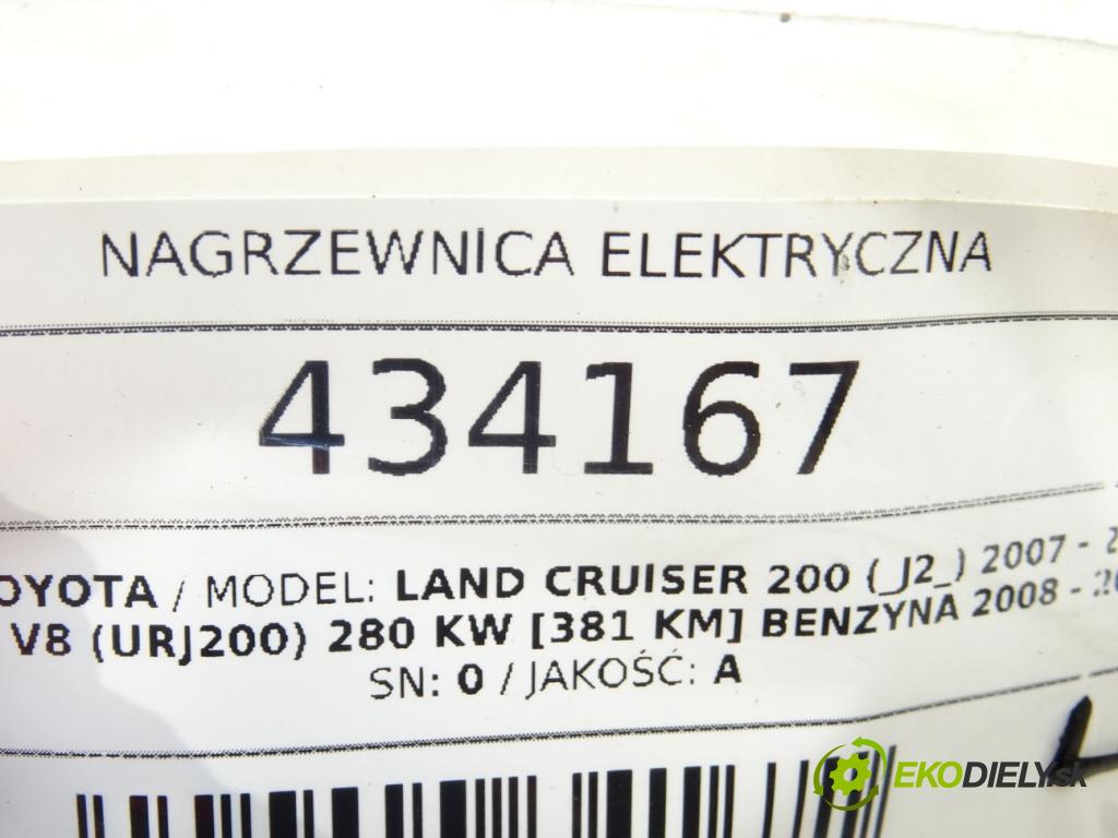 TOYOTA LAND CRUISER 200 (_J2_) 2007 - 2022    5.7 V8 (URJ200) 280 kW [381 KM] benzyna 2008 - 202  Výhrevné teleso, radiátor kúrenia elektrická 094800-0030 (Radiátory kúrenia)