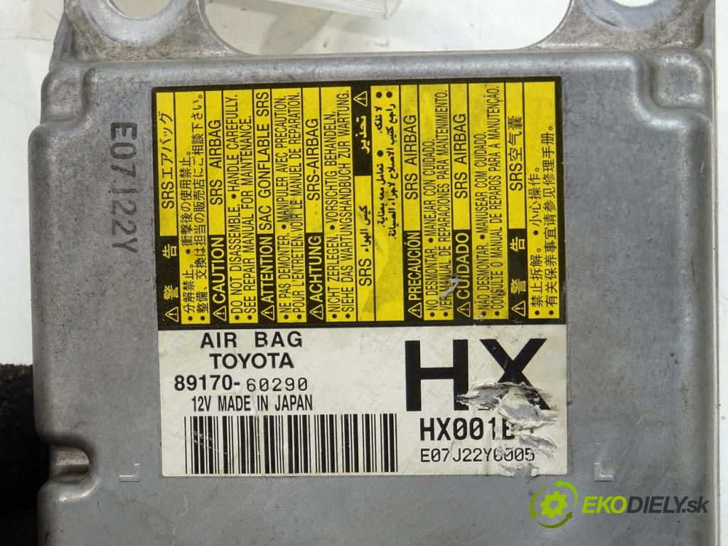 TOYOTA LAND CRUISER 200 (_J2_) 2007 - 2022    5.7 V8 (URJ200) 280 kW [381 KM] benzyna 2008 - 202  senzor airbag 89170-60290 (Snímače)