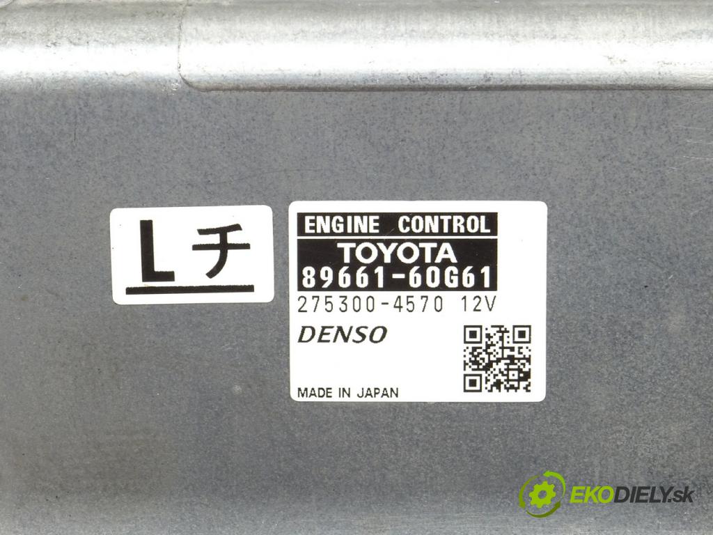 TOYOTA LAND CRUISER 200 (_J2_) 2007 - 2022    5.7 V8 (URJ200) 280 kW [381 KM] benzyna 2008 - 202  riadiaca jednotka Motor 89661-60G61 (Riadiace jednotky)