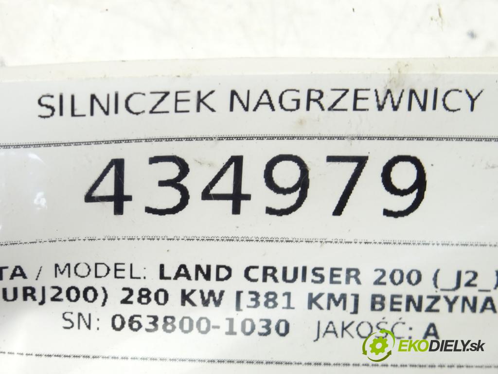 TOYOTA LAND CRUISER 200 (_J2_) 2007 - 2022    5.7 V8 (URJ200) 280 kW [381 KM] benzyna 2008 - 202  Motorček kúrenia 063800-1030 (Motorčeky kúrenia)