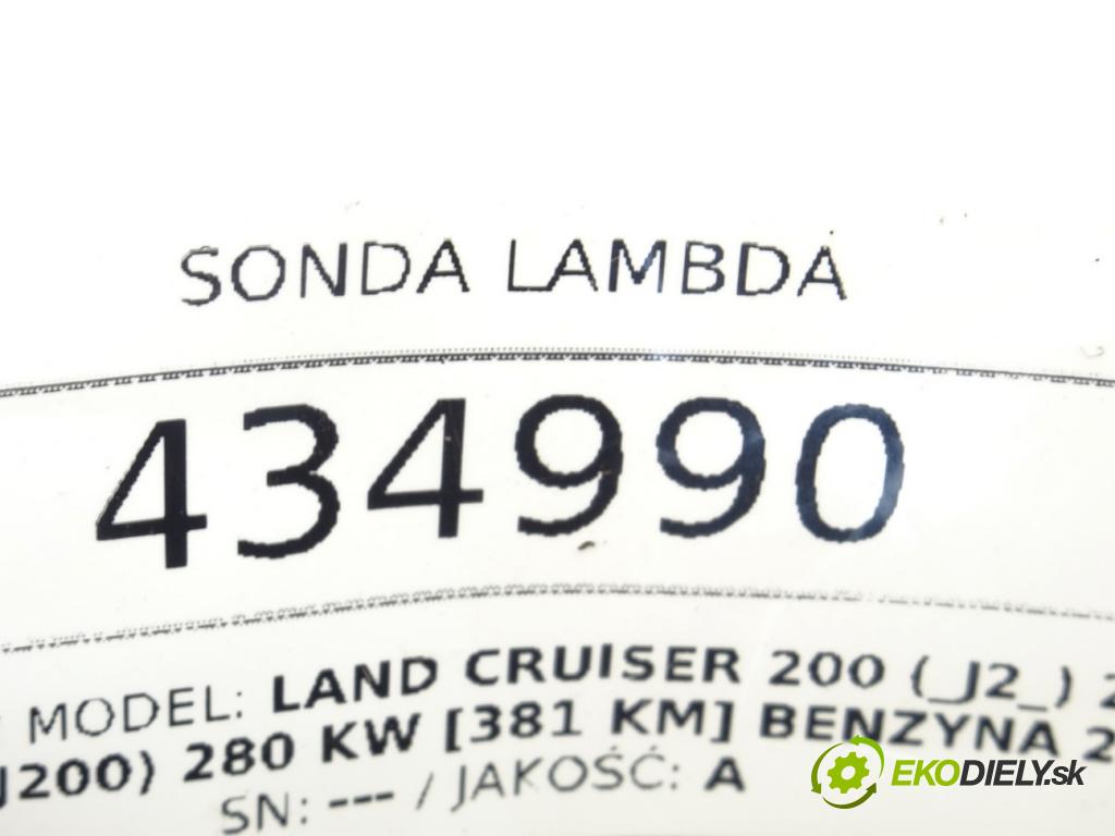 TOYOTA LAND CRUISER 200 (_J2_) 2007 - 2022    5.7 V8 (URJ200) 280 kW [381 KM] benzyna 2008 - 202  sonda lambda 89467-35110 (Lambda sondy)