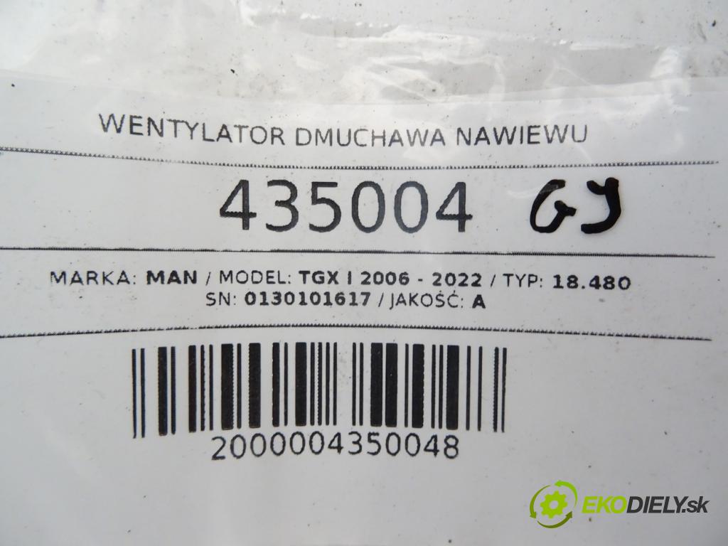 MAN TGX I 2006 - 2022    18.480  Ventilátor ventilátor kúrenia 0130101617 (Ventilátory kúrenia)