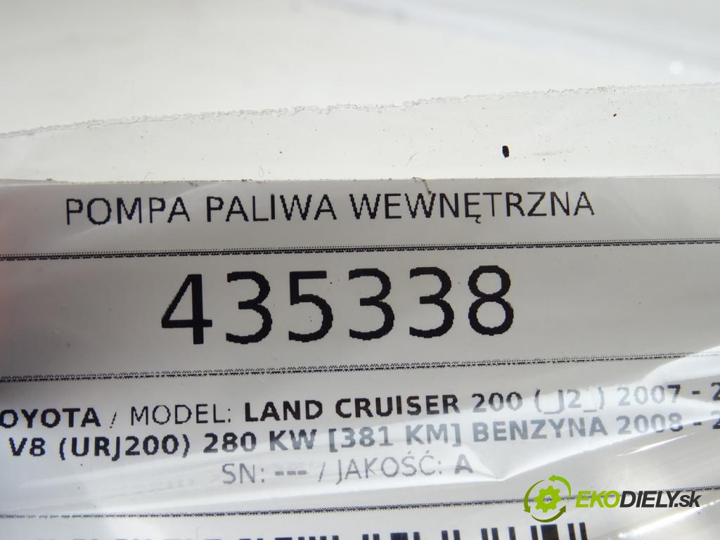 TOYOTA LAND CRUISER 200 (_J2_) 2007 - 2022    5.7 V8 (URJ200) 280 kW [381 KM] benzyna 2008 - 202  Pumpa paliva vnútorná 77020-60340 (Palivové pumpy, čerpadlá, plaváky)