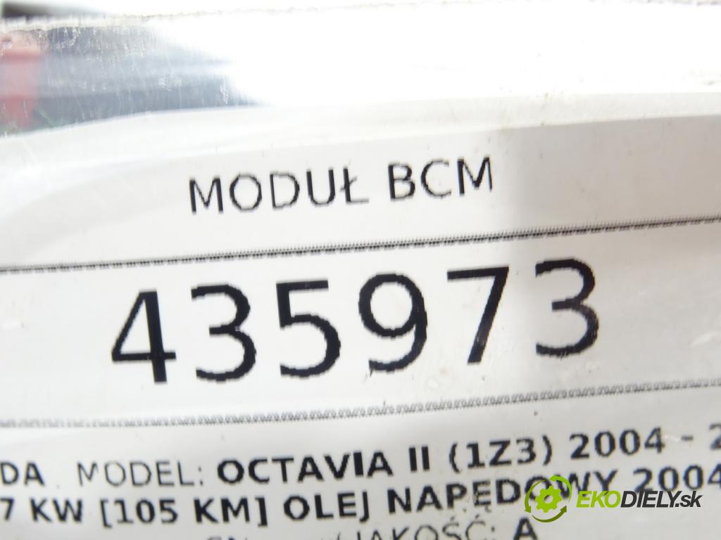 SKODA OCTAVIA II (1Z3) 2004 - 2013    1.9 TDI 77 kW [105 KM] olej napędowy 2004 - 2010  Modul BCM  (Ostatné)