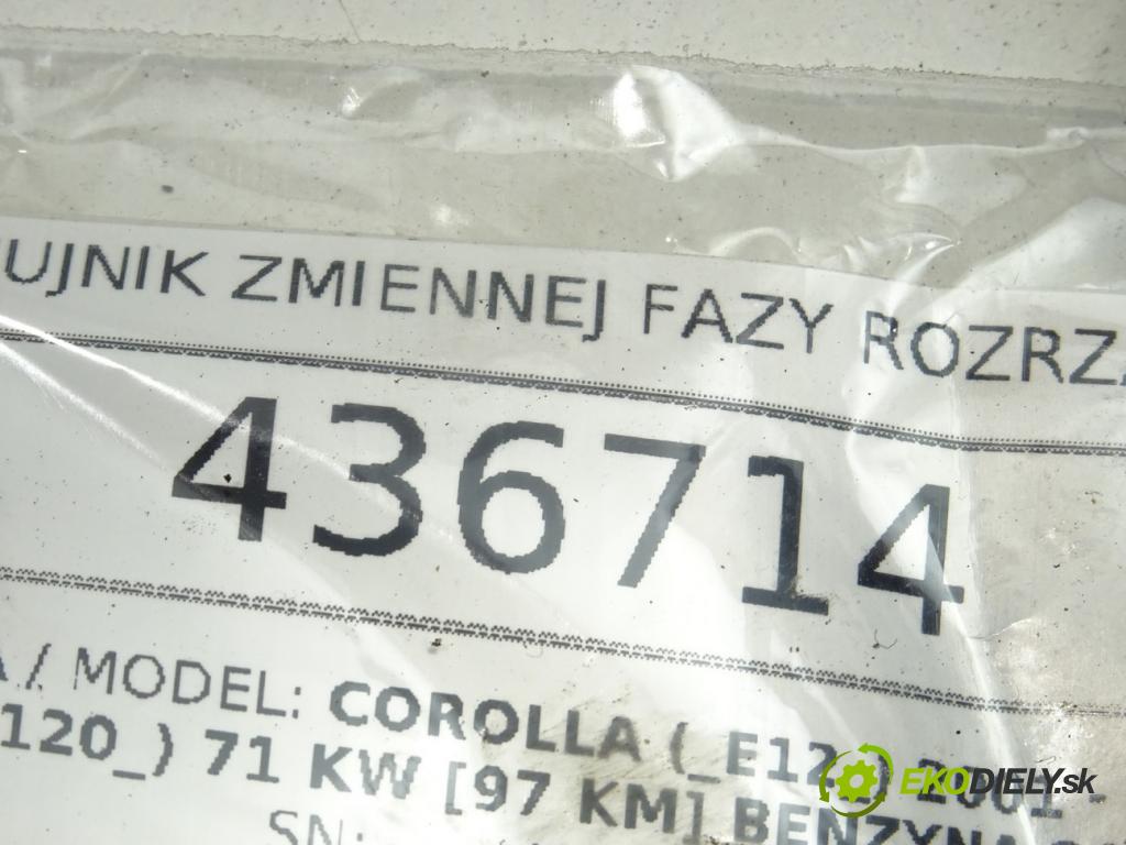 TOYOTA COROLLA (_E12_) 2001 - 2007    1.4 VVT-i (ZZE120_) 71 kW [97 KM] benzyna 2001 - 2  Snímač variabilný fázy  (Snímače)