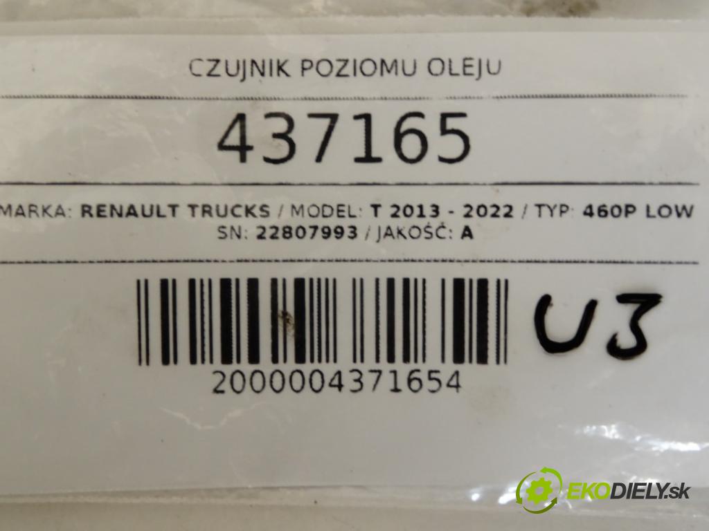 RENAULT TRUCKS T 2013 - 2022    460P LOW  snímač hladiny oleje 22807993 (Snímače)