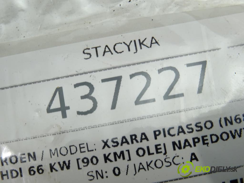 CITROEN XSARA PICASSO (N68) 1999 - 2012    2.0 HDi 66 kW [90 KM] olej napędowy 1999 - 2011  spinačka 0 (Spínacie skrinky a kľúče)