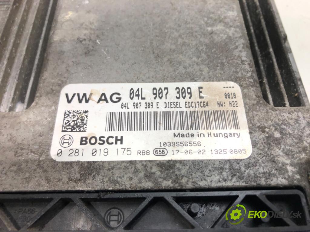 SKODA RAPID (NH3, NK3, NK6) 2012 - 2022    1.6 TDI 85 kW [115 KM] olej napędowy 2015 - 2019  riadiaca jednotka Motor 04L907309E (Riadiace jednotky)