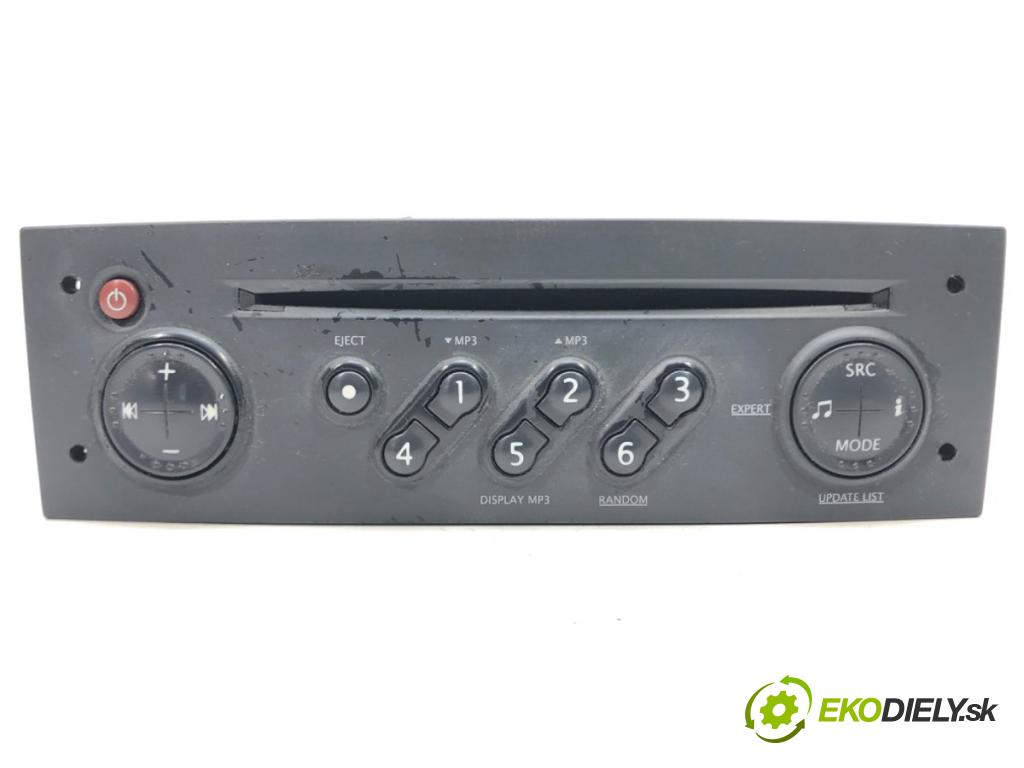 RENAULT CLIO III (BR0/1, CR0/1) 2005 - 2014    1.2 16V (BR02, BR0J, BR11, CR02, CR0J, CR11) 55 kW  RADIO 8200401291 (Audio zariadenia)