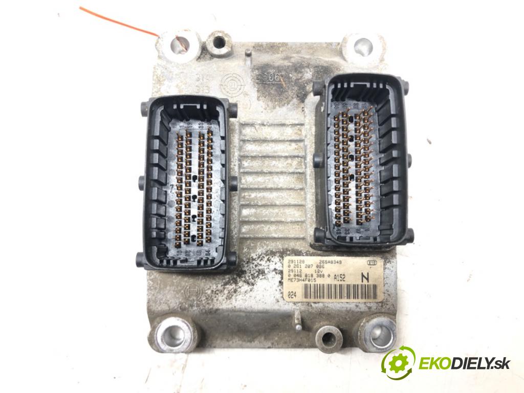 FIAT STILO (192_) 2001 - 2010    1.2 16V (192_XA1B) 59 kW [80 KM] benzyna 2002 - 20  řídící jednotka motora 0 (Řídící jednotky)