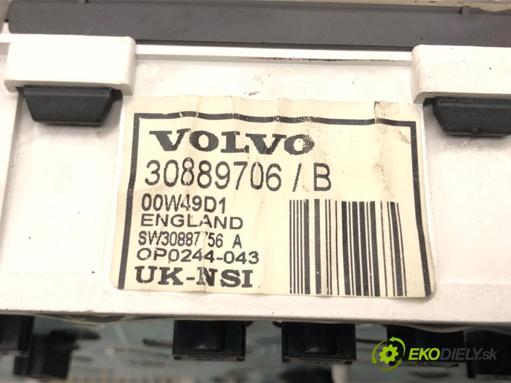 VOLVO S40 I (644) 1995 - 2004    1.9 DI 85 kW [115 KM] olej napędowy 2000 - 2003  Prístrojovka 30889706 (Prístrojové dosky, displeje)