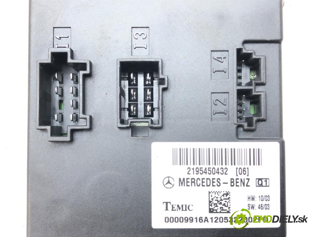 MERCEDES-BENZ CLS (C219) 2004 - 2011    CLS 350 (219.356) 200 kW [272 KM] benzyna 2004 - 2  Modul PDC 2195450432 (Ostatné)