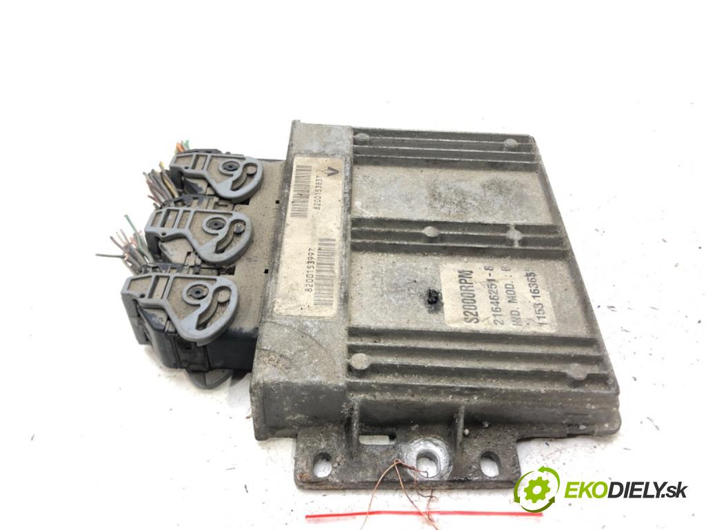 RENAULT LAGUNA II (BG0/1_) 2001 - 2007    1.8 16V (BG0B, BG0C, BG0J, BG0M, BG0V) 89 kW [121   řídící jednotka motora 8200153997 (Řídící jednotky)