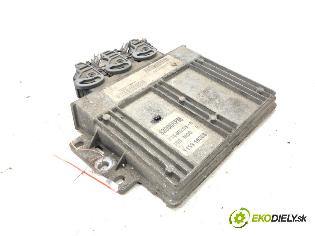 RENAULT LAGUNA II (BG0/1_) 2001 - 2007    1.8 16V (BG0B, BG0C, BG0J, BG0M, BG0V) 89 kW [121   řídící jednotka motora 8200153997 (Řídící jednotky)