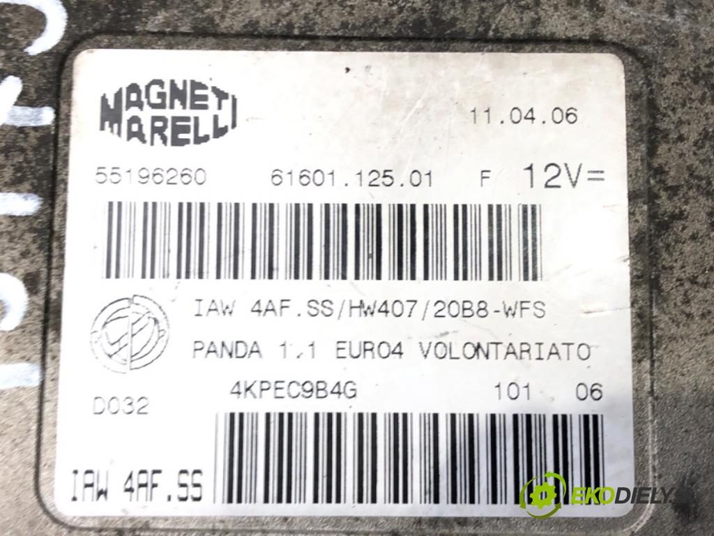 FIAT PANDA (169_) 2003 - 2022    1.1 (169.AXA1A) 40 kW [54 KM] benzyna 2003 - 2022  riadiaca jednotka Motor 55196260 (Riadiace jednotky)