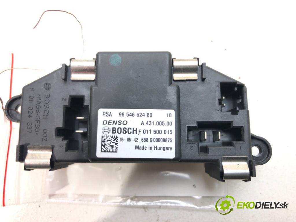 CITROEN C4 GRAND PICASSO I (UA_) 2006 - 2013    2.0 i 16V 103 kW [140 KM] benzyna 2006 - 2013  Odpor, rezistor kúrenia vzduchu 9654652480 (Odpory (rezistory) kúrenia)