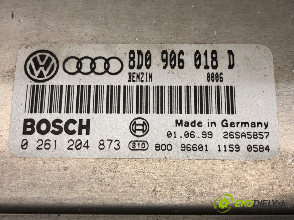 AUDI A4 B5 (8D2) 1994 - 2001    1.8 92 kW [125 KM] benzyna 1994 - 2000  riadiaca jednotka Motor 8D0906018D (Riadiace jednotky)