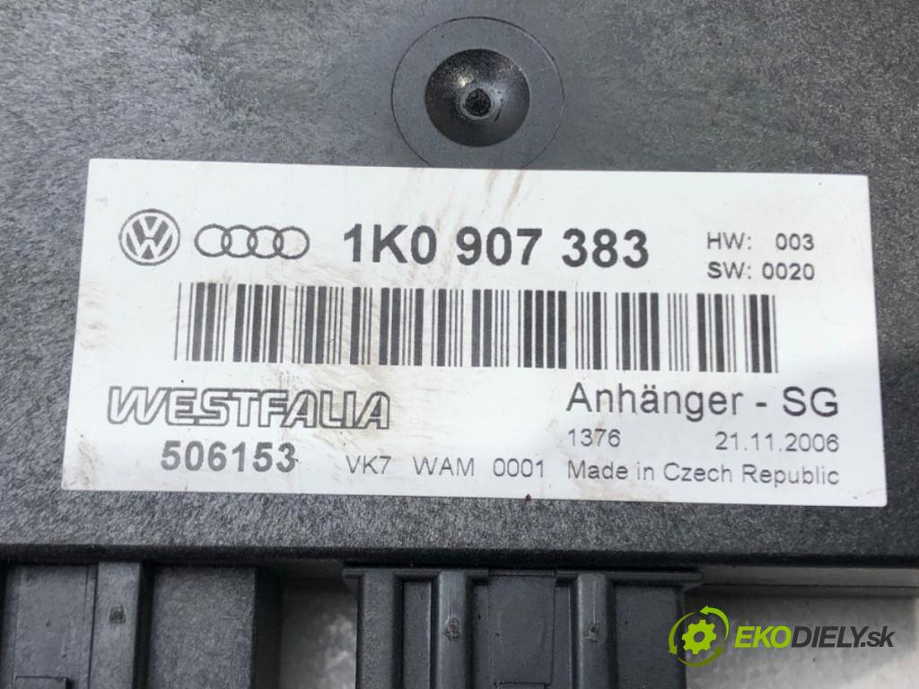 VW GOLF V (1K1) 2003 - 2010    1.9 TDI 77 kW [105 KM] olej napędowy 2003 - 2008  Modul ťažného oka 1K0907383 (Ostatné)