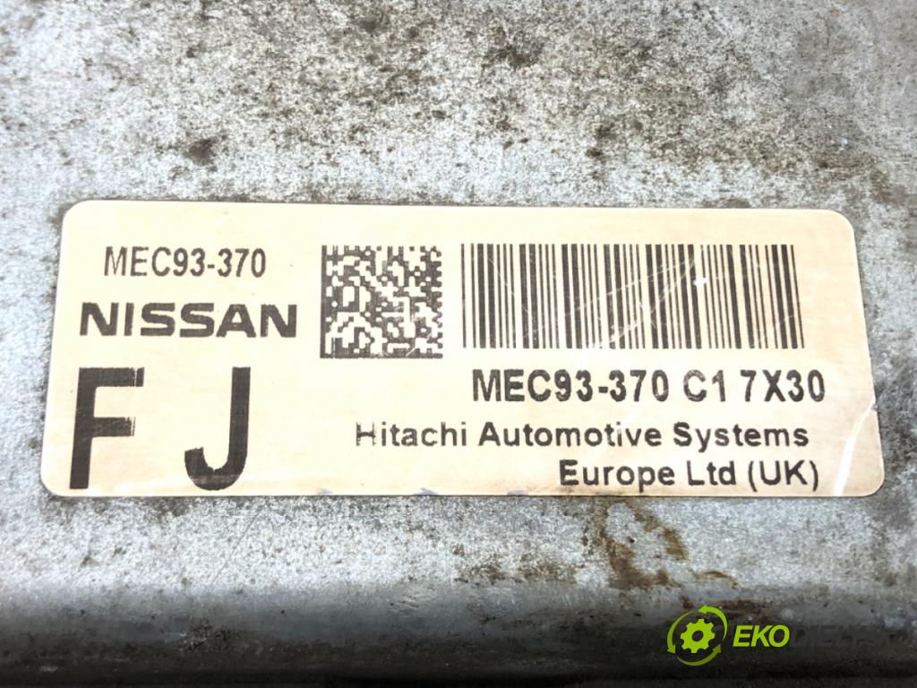 NISSAN QASHQAI / QASHQAI +2 I (J10, NJ10, JJ10E) 2006 - 2014    2.0 104 kW [141 KM] benzyna 2007 - 2013  riadiaca jednotka Motor MEC93-370 (Riadiace jednotky)