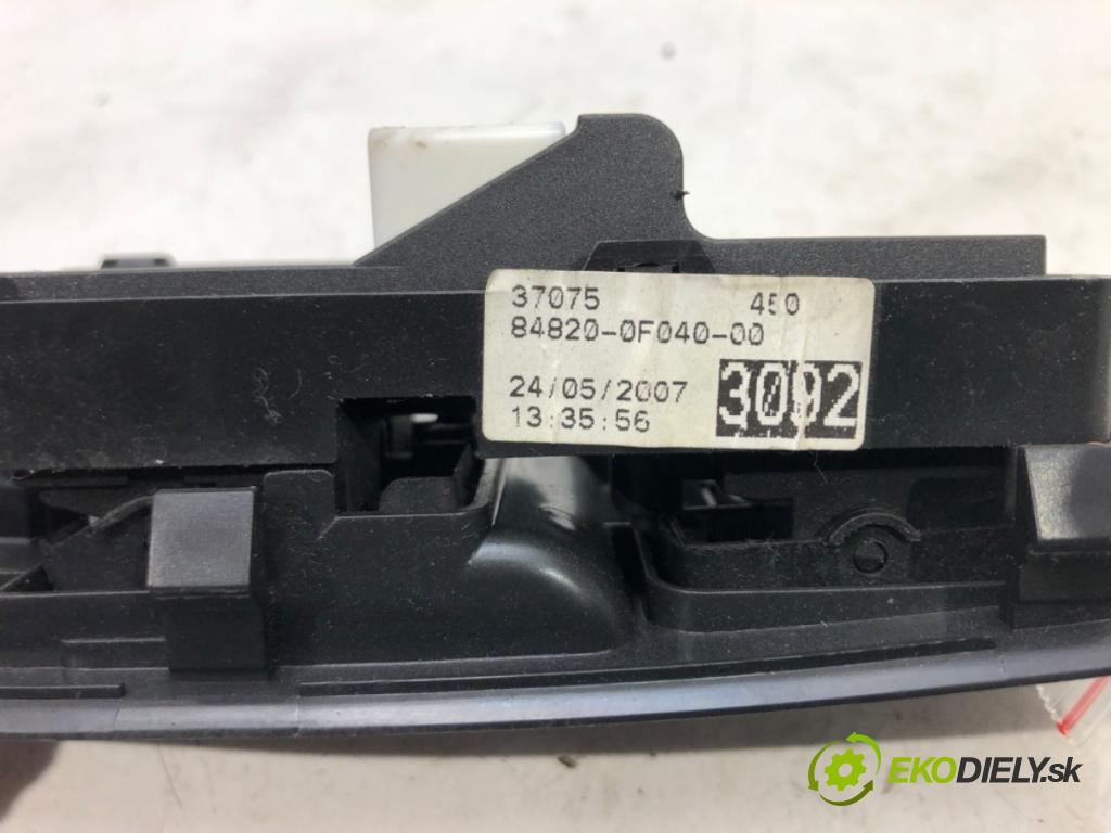 TOYOTA COROLLA Verso (ZER_, ZZE12_, R1_) 2004 - 2009    1.6 (ZNR10_) 81 kW [110 KM] benzyna 2004 - 2009  přepínač oken 54355669D (Ovládaní topení a přepínače)