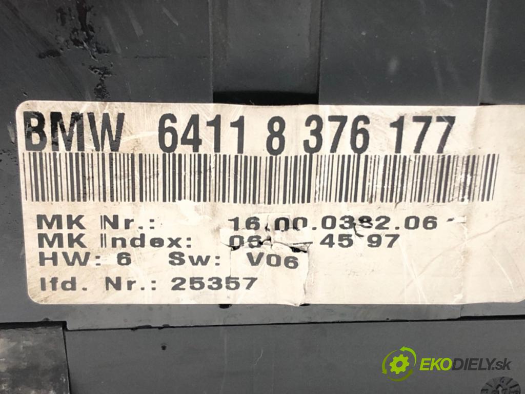 BMW 7 (E38) 1994 - 2001    728 i, iL 142 kW [193 KM] benzyna 1995 - 2001  Panel ovládaní topení 8376177 (Ovládaní topení a přepínače)