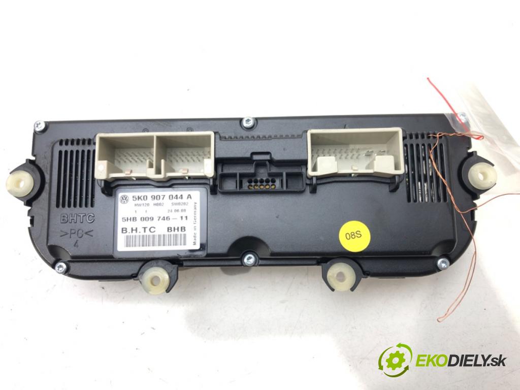 VW PASSAT CC B6 (357) 2008 - 2012    1.8 TSI 118 kW [160 KM] benzyna 2008 - 2012  Panel ovládaní topení 5K0907044A (Ovládaní topení a přepínače)