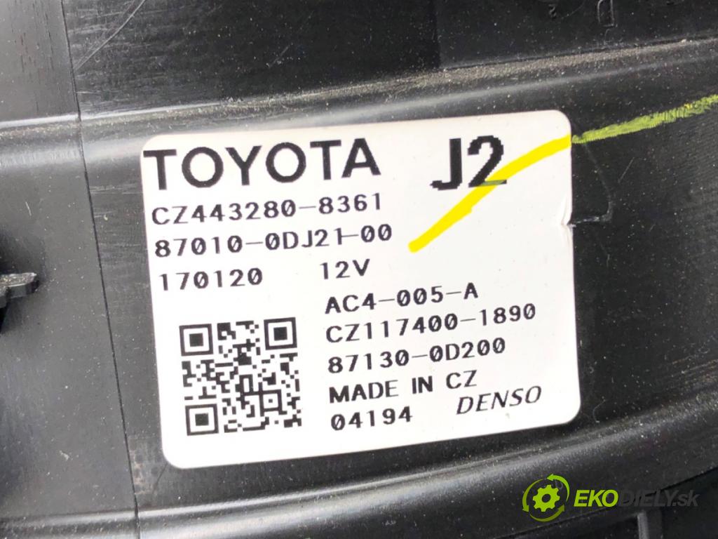 TOYOTA YARIS (_P13_) 2010 - 2022    1.5 (NSP131_) 82 kW [112 KM] benzyna 2017 - 2022  topné těleso radiátor topení 87010-0DJ21 (Radiátory topení)