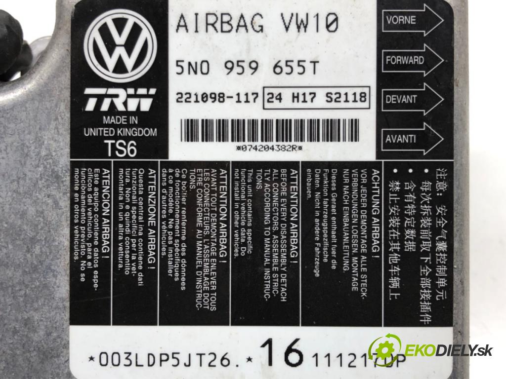 VW CC B7 (358) 2011 - 2016    2.0 TFSI 147 kW [200 KM] benzyna 2011 - 2016  senzor airbag 5N0959655T (Snímače)