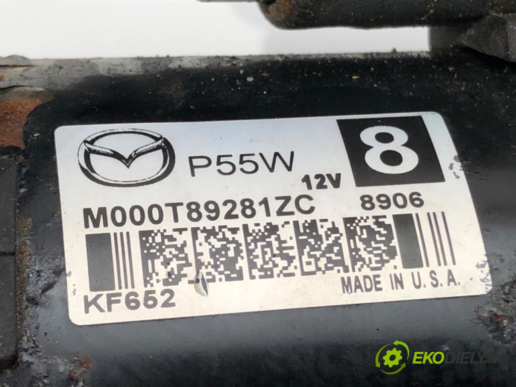 MAZDA 2 (DL, DJ) 2014 - 2022    1.5 SKYACTIV-G 66 kW [90 KM] benzyna 2014 - 2017  Štartér M000T89281ZC (Štartéry)