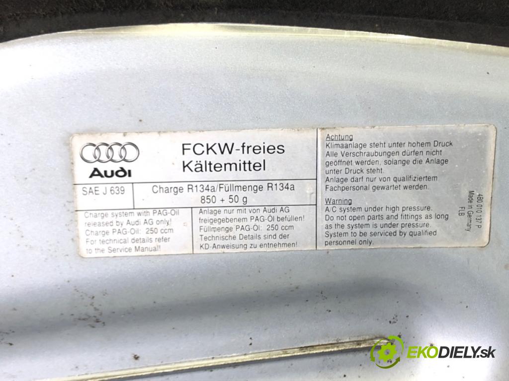 AUDI A6 C5 (4B2) 1997 - 2005    2.4 121 kW [165 KM] benzyna 1997 - 2005  Kapota  (Kapoty)