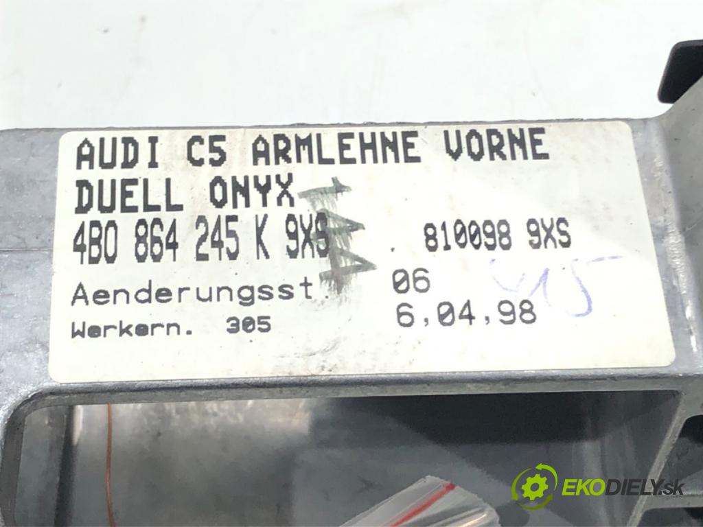 AUDI A6 C5 Avant (4B5) 1997 - 2005    2.4 121 kW [165 KM] benzyna 1997 - 2005  Lakťová opierka 4B0864245K (Lakťové opierky)