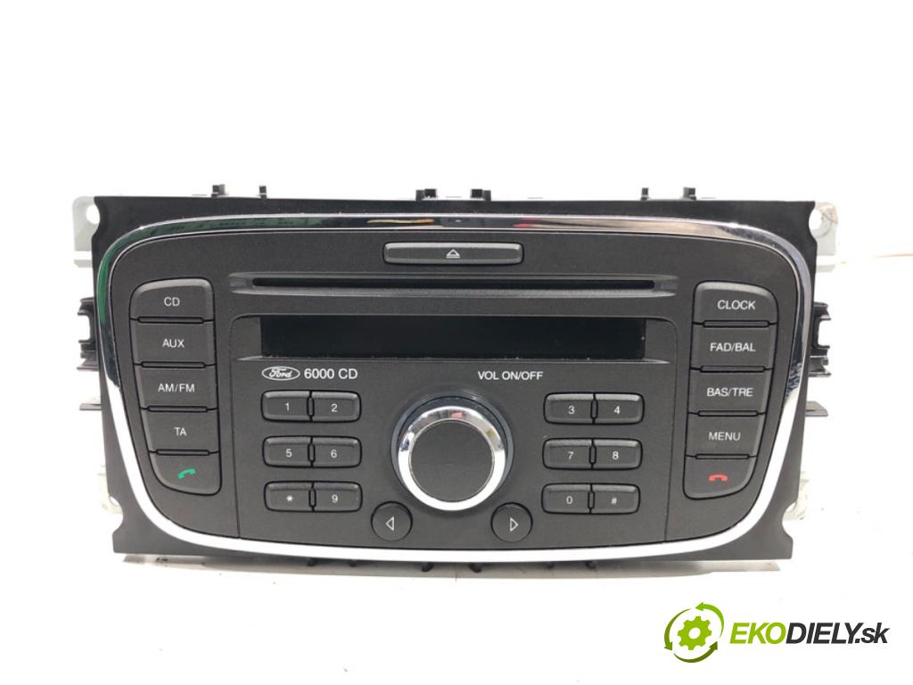 FORD FOCUS II Turnier (DA_, FFS, DS) 2004 - 2012    1.6 74 kW [100 KM] benzyna 2004 - 2011  RADIO 7M5T-18C815-BC (Audio zariadenia)