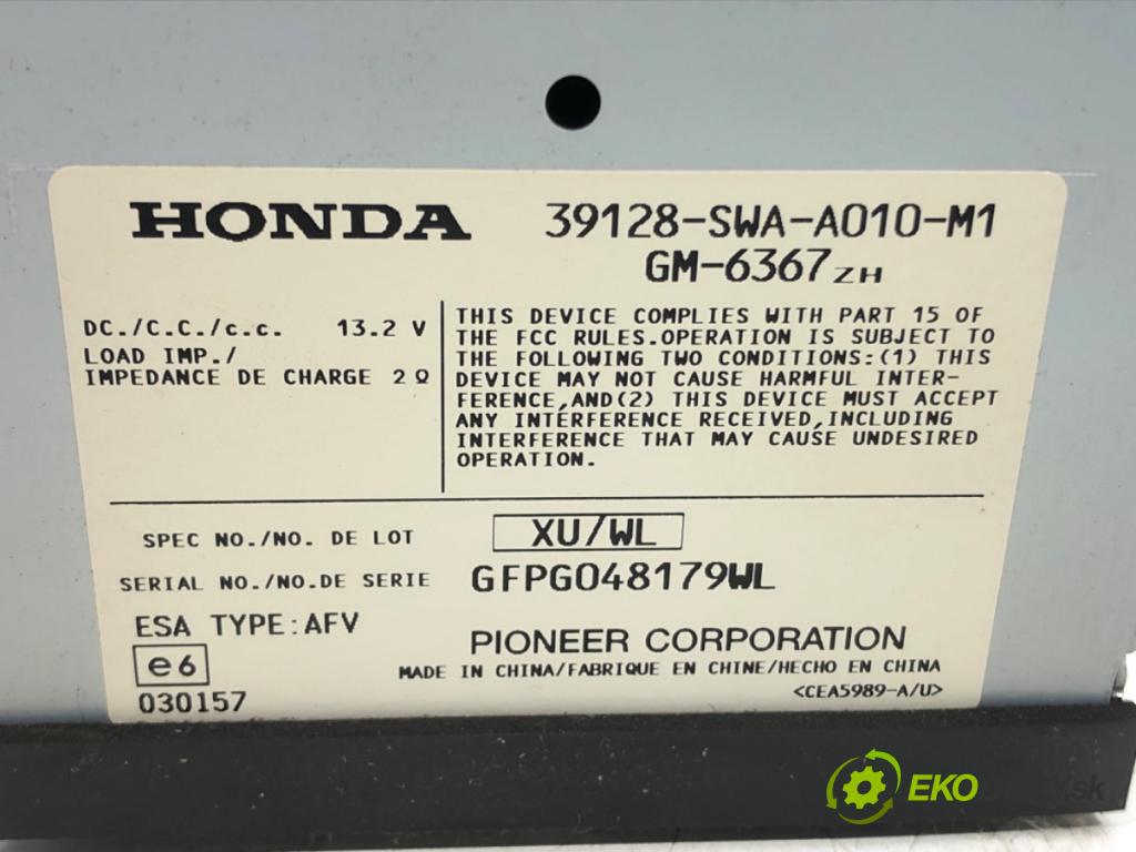 HONDA CR-V III (RE_) 2006 - 2022    2.0 i-VTEC (RE5, RE1) 110 kW [150 KM] benzyna 2007 - 2012  zesilovač 39128-SWA-A010-M1 (Zesilovače)