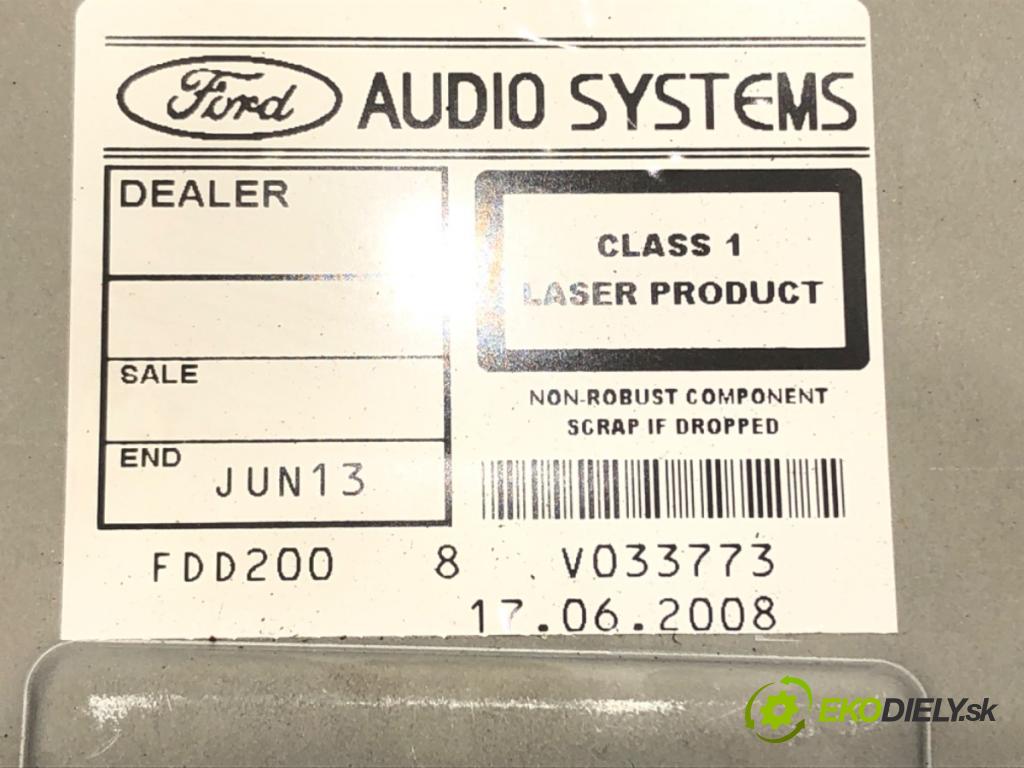 FORD C-MAX (DM2) 2007 - 2010    1.6 TDCi 80 kW [109 KM] olej napędowy 2007 - 2010  RADIO 8M5T-18C815-DB (Audio zariadenia)