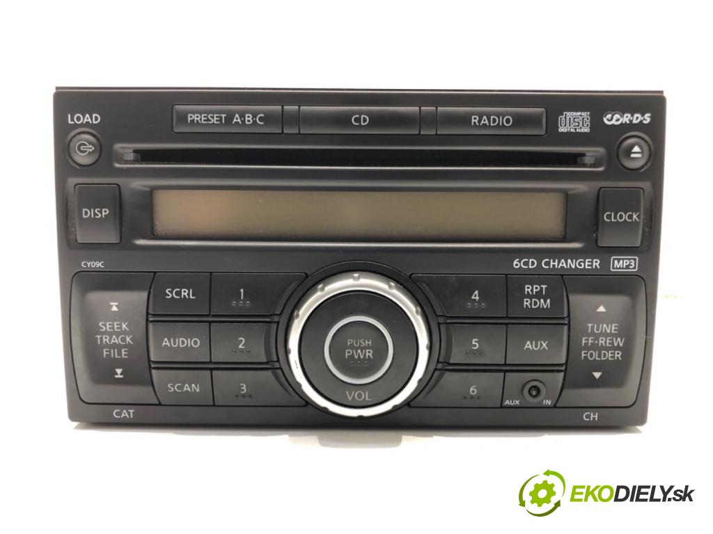 NISSAN TIIDA liftback (C11) 2004 - 2013    1.8 91 kW [124 KM] benzyna 2006 - 2011  RADIO PN-2813L (Audio zariadenia)