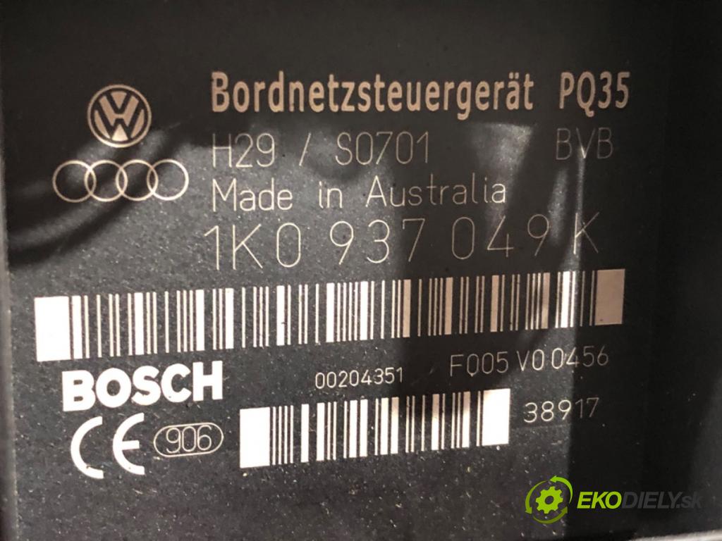 VW GOLF V (1K1) 2003 - 2010    1.4 16V 55 kW [75 KM] benzyna 2003 - 2006  Modul BORDNETZ 1K0937049K (Ostatné)