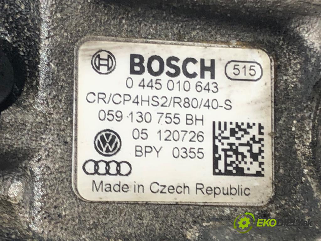 AUDI A6 C7 Avant (4G5, 4GD) 2011 - 2018    3.0 TDI quattro 230 kW [313 KM] olej napędowy 2011 - 2018  pumpa vstřikovací 0445010643 0445010643 (Vstřikovací čerpadla)