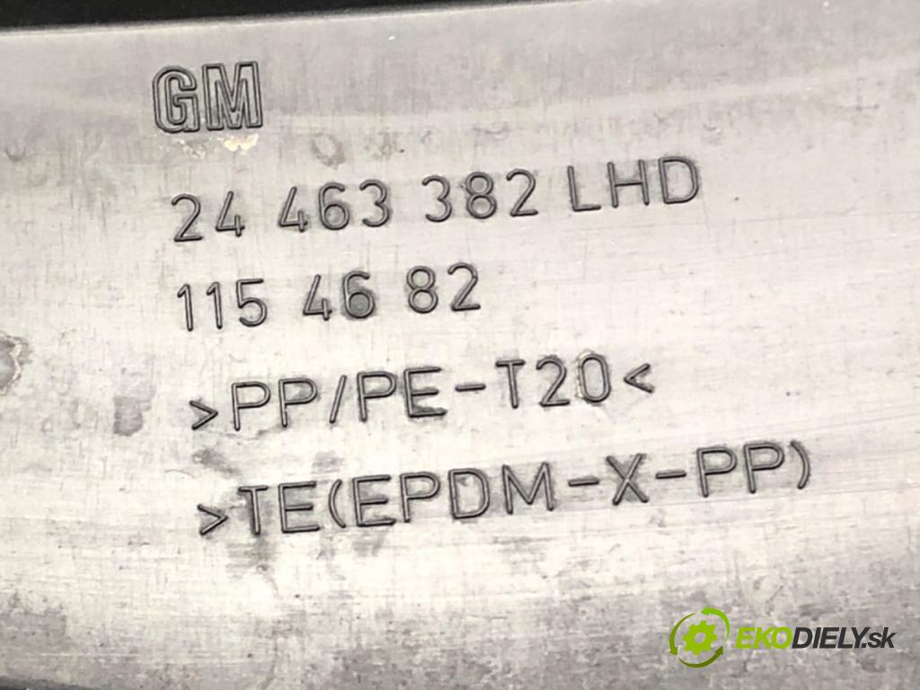 OPEL ASTRA H (A04) 2004 - 2014    1.6 (L48) 77 kW [105 KM] benzyna 2004 - 2010  Torpédo, plast pod čelné okno  (Torpéda)