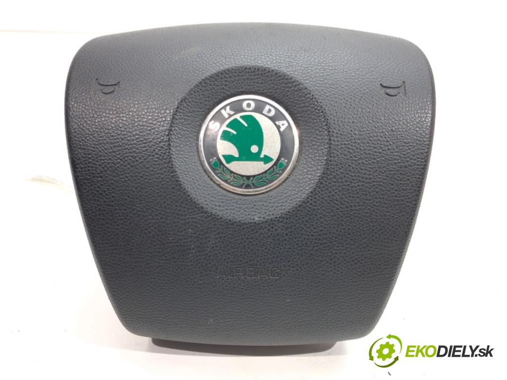 SKODA FABIA II (542) 2006 - 2014    1.4 TDI 59 kW [80 KM] olej napędowy 2007 - 2010  AirBag volantu 5JO880201D (Airbagy)